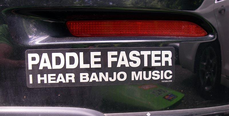 paddle faster sticker